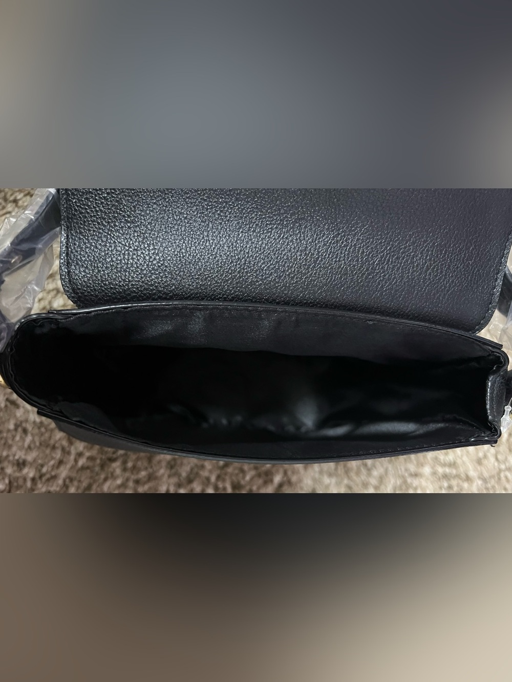 Victoria's Secret Black Stud-Trim Crossbody Bag - NWT - Picture 3 of 6
